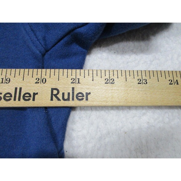 Under Armour Project Rock Hoodie Mens Medium Blue RSPECT Bull Logo Short Sleeve - Picture 6 of 8